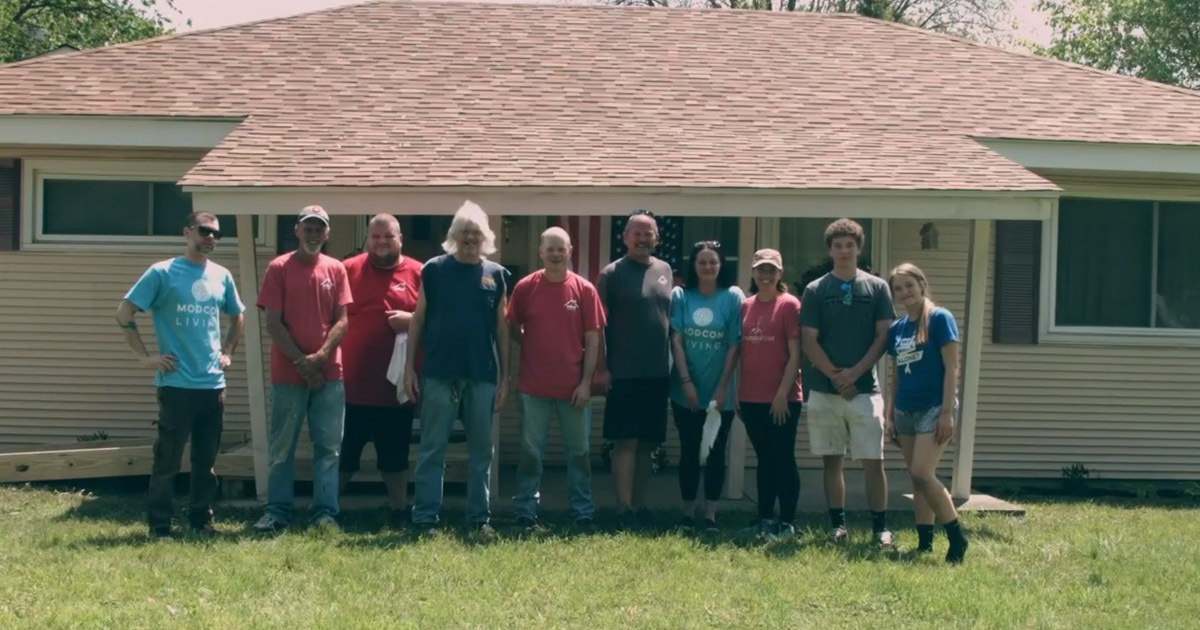 Able Roofing Giving Back Through Modcon Living